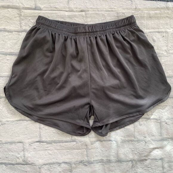 Alleson athletics women M pull on running shorts with built in lining grey - Picture 1 of 8